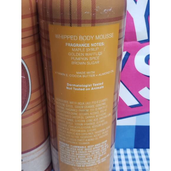 BBW Pumpkin Pecan Waffles Whipped Body Mousse 5.3 oz | Set of 2 - Picture 2 of 2